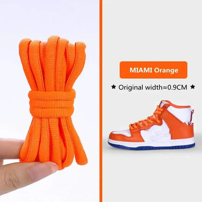 Dunk sb Original Classic Shoelaces Semicircle Thickened Polyester AF1AJ Shoe laces Basketball Shoes Non slip Sports Laces 1Pair