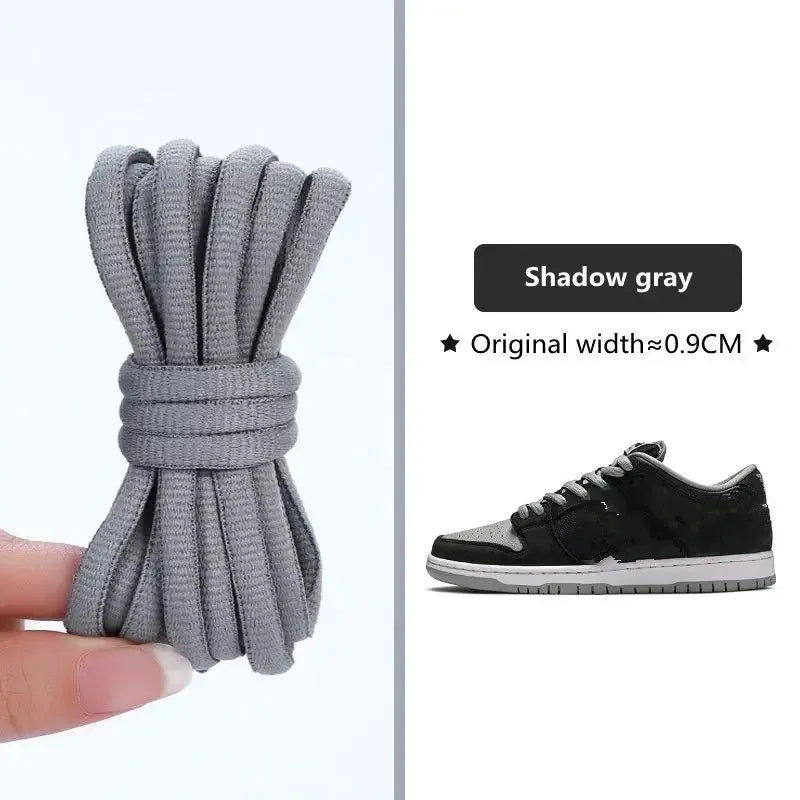 Dunk sb Original Classic Shoelaces Semicircle Thickened Polyester AF1AJ Shoe laces Basketball Shoes Non slip Sports Laces 1Pair