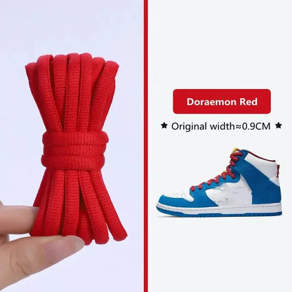 Dunk sb Original Classic Shoelaces Semicircle Thickened Polyester AF1AJ Shoe laces Basketball Shoes Non slip Sports Laces 1Pair