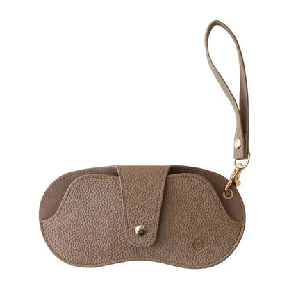 Soft Lychee Pattern Pu Leather Glasses Bag Retro Sunglasses Case Portable Myopia Frame Case Simple Eyeglasses Bag