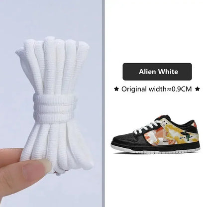 Dunk sb Original Classic Shoelaces Semicircle Thickened Polyester AF1AJ Shoe laces Basketball Shoes Non slip Sports Laces 1Pair