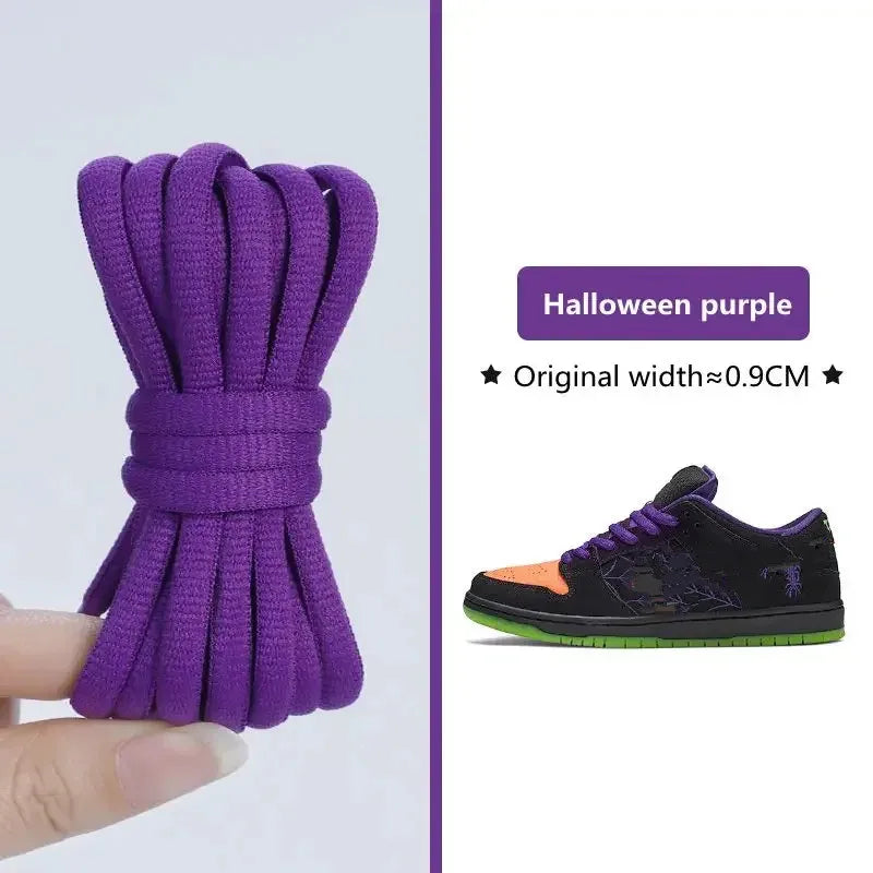 Dunk sb Original Classic Shoelaces Semicircle Thickened Polyester AF1AJ Shoe laces Basketball Shoes Non slip Sports Laces 1Pair