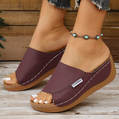 Summer Women Shoes Sandals Non-Slip Women's Shoes Slides Ladies Shoes Wedge Sandals Ladies Party Women Slippers Female Footwear