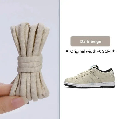 Dunk sb Original Classic Shoelaces Semicircle Thickened Polyester AF1AJ Shoe laces Basketball Shoes Non slip Sports Laces 1Pair
