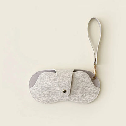 Soft Lychee Pattern Pu Leather Glasses Bag Retro Sunglasses Case Portable Myopia Frame Case Simple Eyeglasses Bag