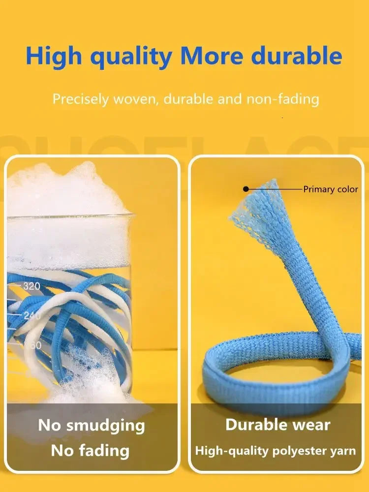 Dunk sb Original Classic Shoelaces Semicircle Thickened Polyester AF1AJ Shoe laces Basketball Shoes Non slip Sports Laces 1Pair