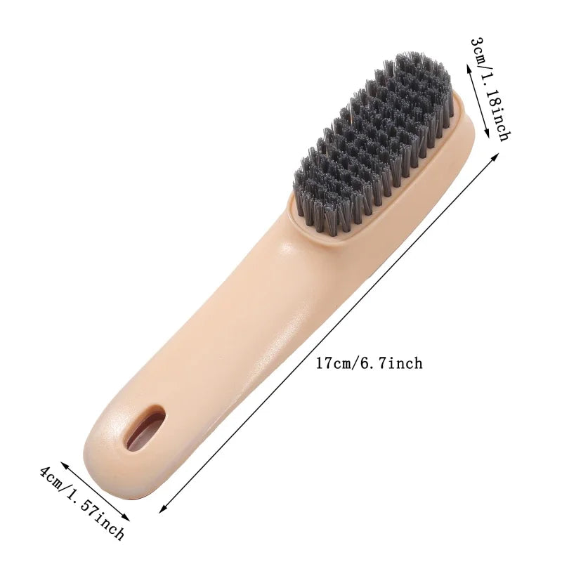 1pc Shoe Cleaning Brush Plastic Clothes Scrubbing Brush Household Cleaning Tool Multi-functional Commercial Washing Brush