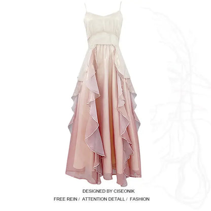 Women's Summer New Elegant Chiffon Sunscreen Shirt+Strap Skirt Two piece Suit 2026 Lady Korean Fashion Sexy Dress Matching Set