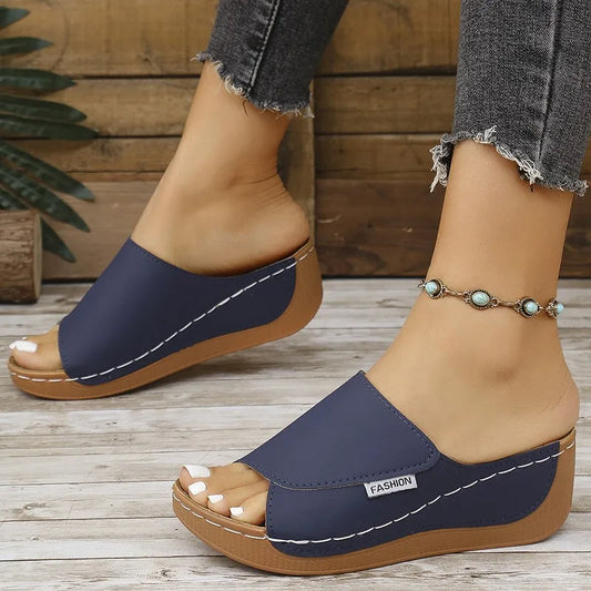Summer Women Shoes Sandals Non-Slip Women's Shoes Slides Ladies Shoes Wedge Sandals Ladies Party Women Slippers Female Footwear