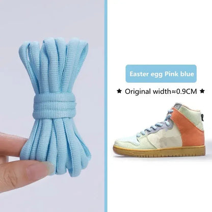 Dunk sb Original Classic Shoelaces Semicircle Thickened Polyester AF1AJ Shoe laces Basketball Shoes Non slip Sports Laces 1Pair