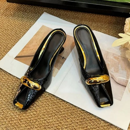 Women Platform Sandals Flats Mules Hollow Wedge Sandals Summer 2025 Sexy New Slingback Woman Shoes Luxury Sandalias De Mujer