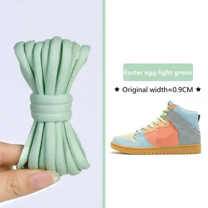 Dunk sb Original Classic Shoelaces Semicircle Thickened Polyester AF1AJ Shoe laces Basketball Shoes Non slip Sports Laces 1Pair
