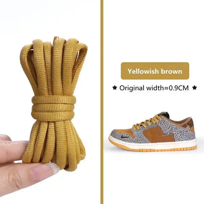 Dunk sb Original Classic Shoelaces Semicircle Thickened Polyester AF1AJ Shoe laces Basketball Shoes Non slip Sports Laces 1Pair