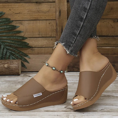Summer Women Shoes Sandals Non-Slip Women's Shoes Slides Ladies Shoes Wedge Sandals Ladies Party Women Slippers Female Footwear