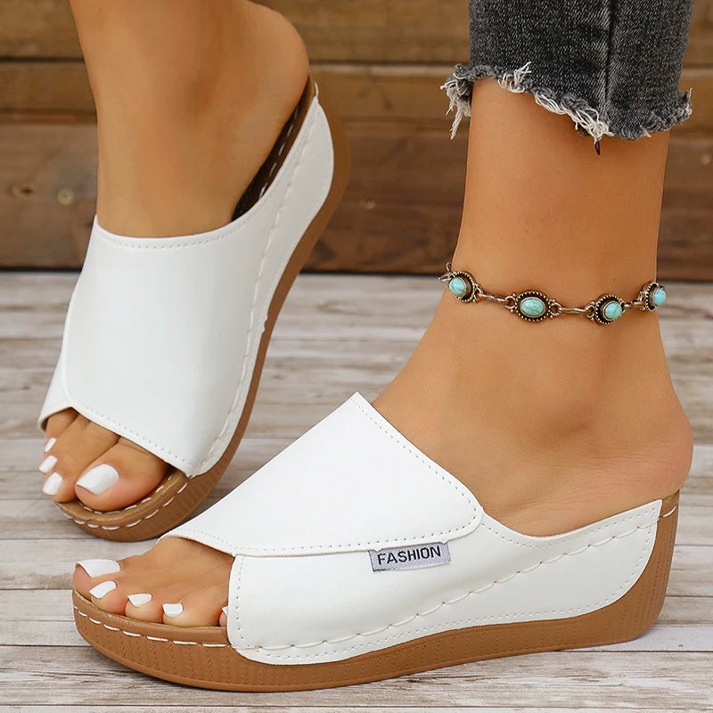 Summer Women Shoes Sandals Non-Slip Women's Shoes Slides Ladies Shoes Wedge Sandals Ladies Party Women Slippers Female Footwear