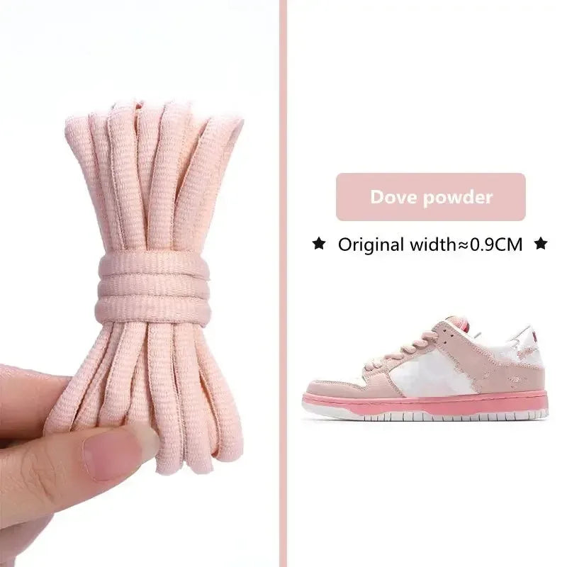 Dunk sb Original Classic Shoelaces Semicircle Thickened Polyester AF1AJ Shoe laces Basketball Shoes Non slip Sports Laces 1Pair