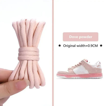 Dunk sb Original Classic Shoelaces Semicircle Thickened Polyester AF1AJ Shoe laces Basketball Shoes Non slip Sports Laces 1Pair